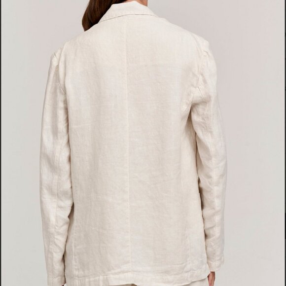 VELVET BY GRAYHAM SPENCER CASSIE LINEN BLAZER - Picture 7 of 9